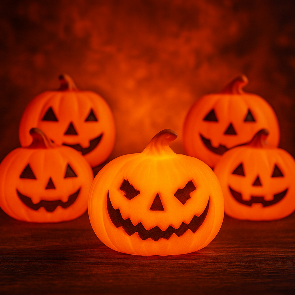 Luz LED de calabaza para Halloween